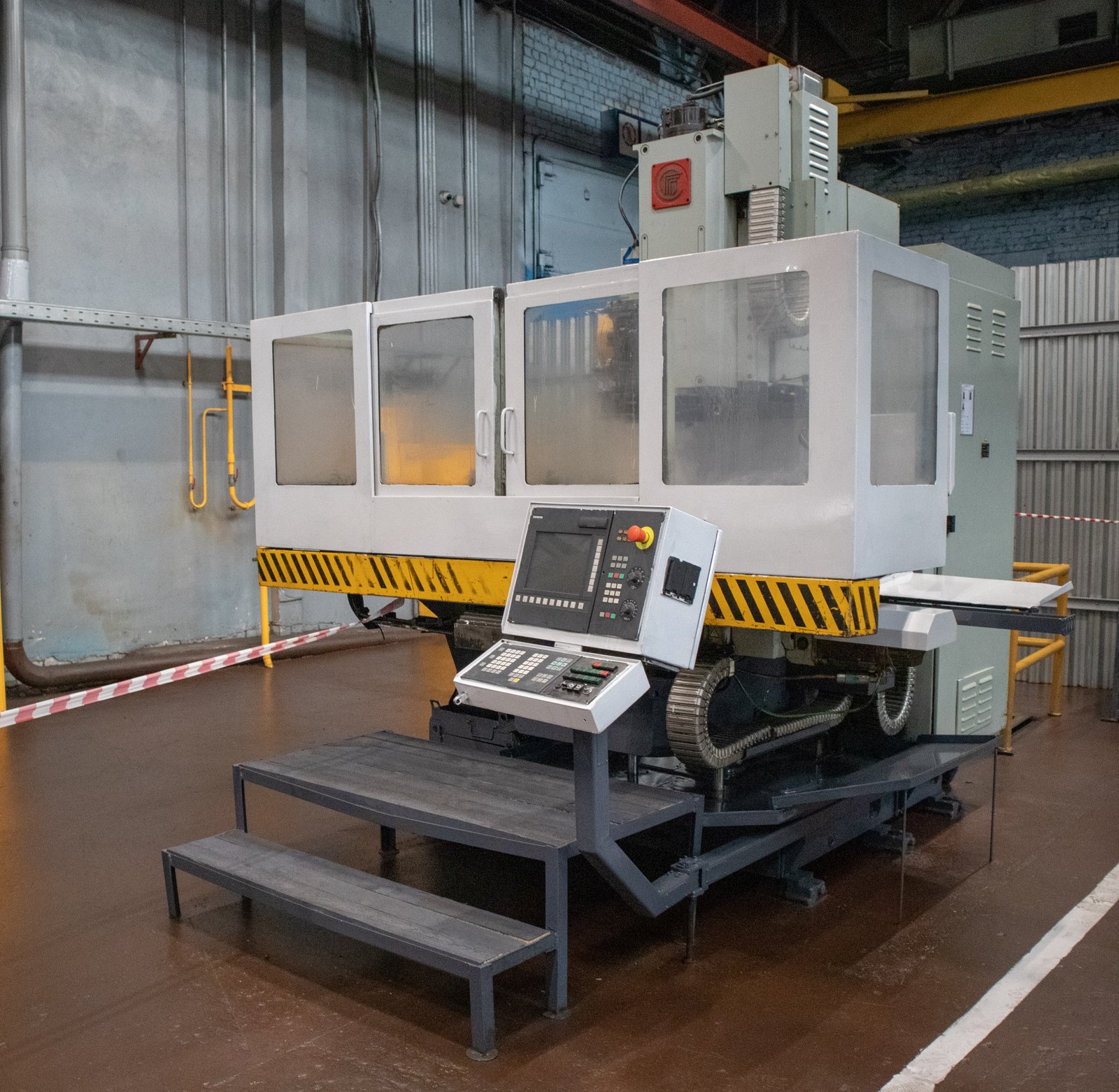 Riham technicians in the service workshop